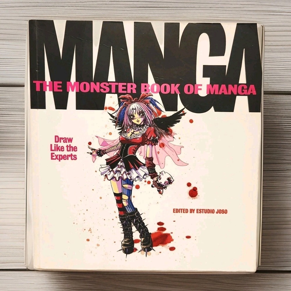 The Monster Book Of Manga by Estudio Joso Draw Like The Experts used